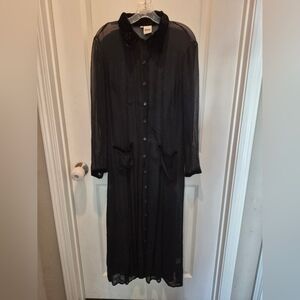 Johnny Was Collection Sheer Silk Duster